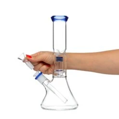 10in Circ Perc Beaker Bong -Smoking Accessories Shop 10in circ perc beaker bong bongs water pipes 420 science 407703