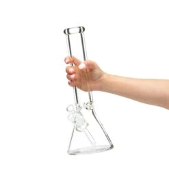 12in 9mm Thick Beaker Bong -Smoking Accessories Shop 14in 50x9mm beaker bong wdisc handle funnel bowl bongs water pipes 420 science 838503