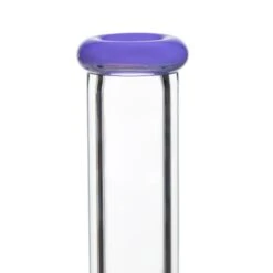 Thick Beaker Bong With Purple Accent -Smoking Accessories Shop 14in 9mm thick beaker bong wpurple accent bongs water pipes 420 science 520481