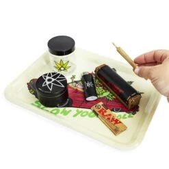 420 Science X Killer Acid Rolling Tray - Slow Your Roll -Smoking Accessories Shop 420 science x killer acid rolling tray slow your roll 4 876295