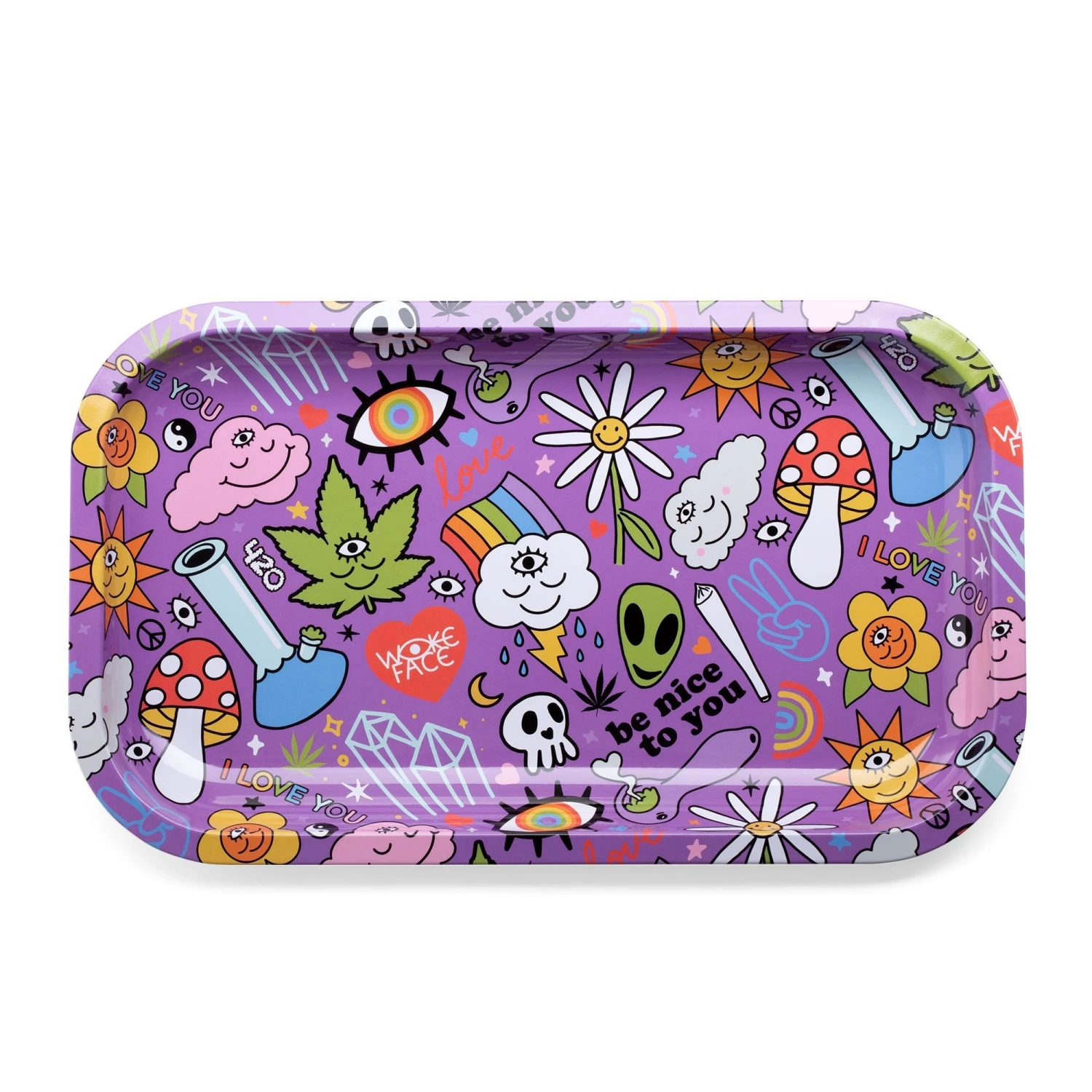420 Science X Wokeface Rolling Tray - Wokeface Forever 4 420 Science X Wokeface Rolling Tray - Wokeface Forever - Image 2