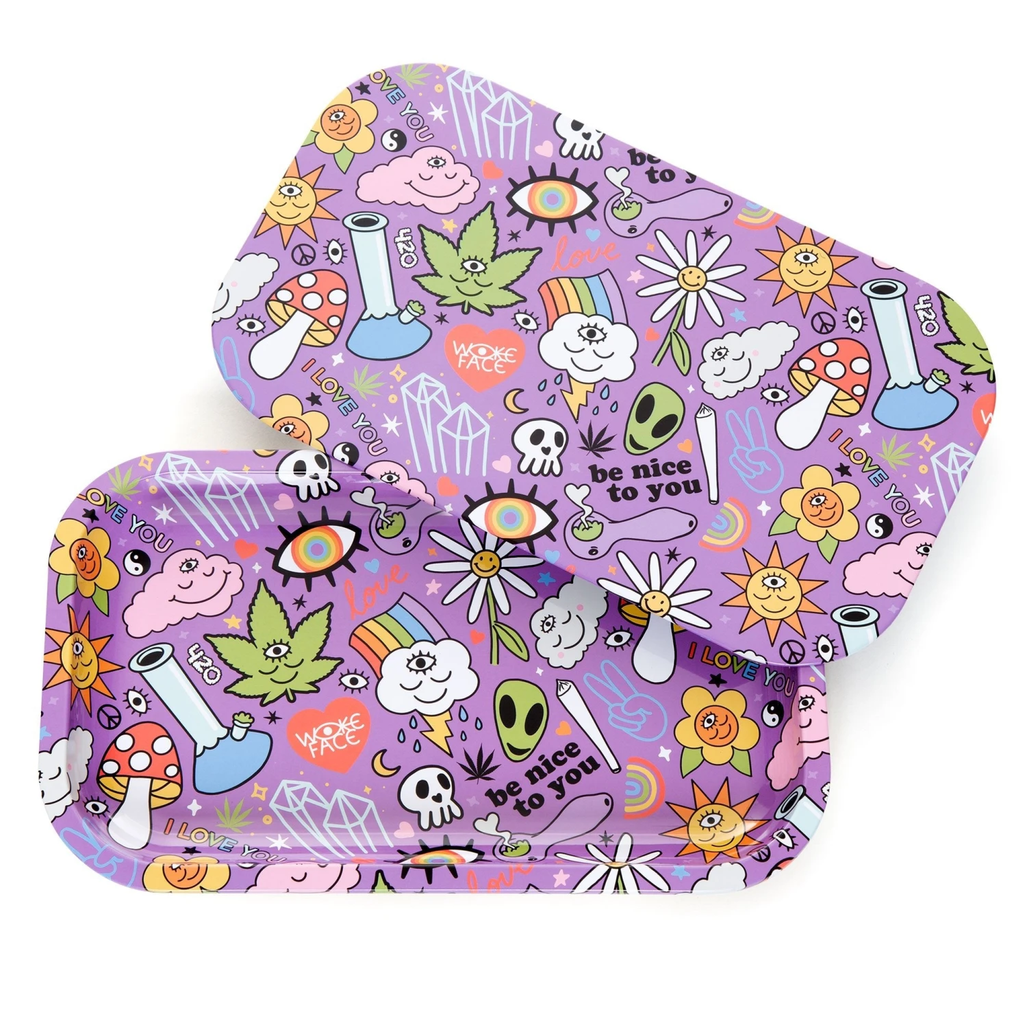 420 Science X Wokeface Rolling Tray - Wokeface Forever 3 420 Science X Wokeface Rolling Tray - Wokeface Forever