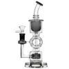 Barrel Straight Base Recycler Bong -Smoking Accessories Shop barrel straight base recycler bong black third party brands 420 science 387619