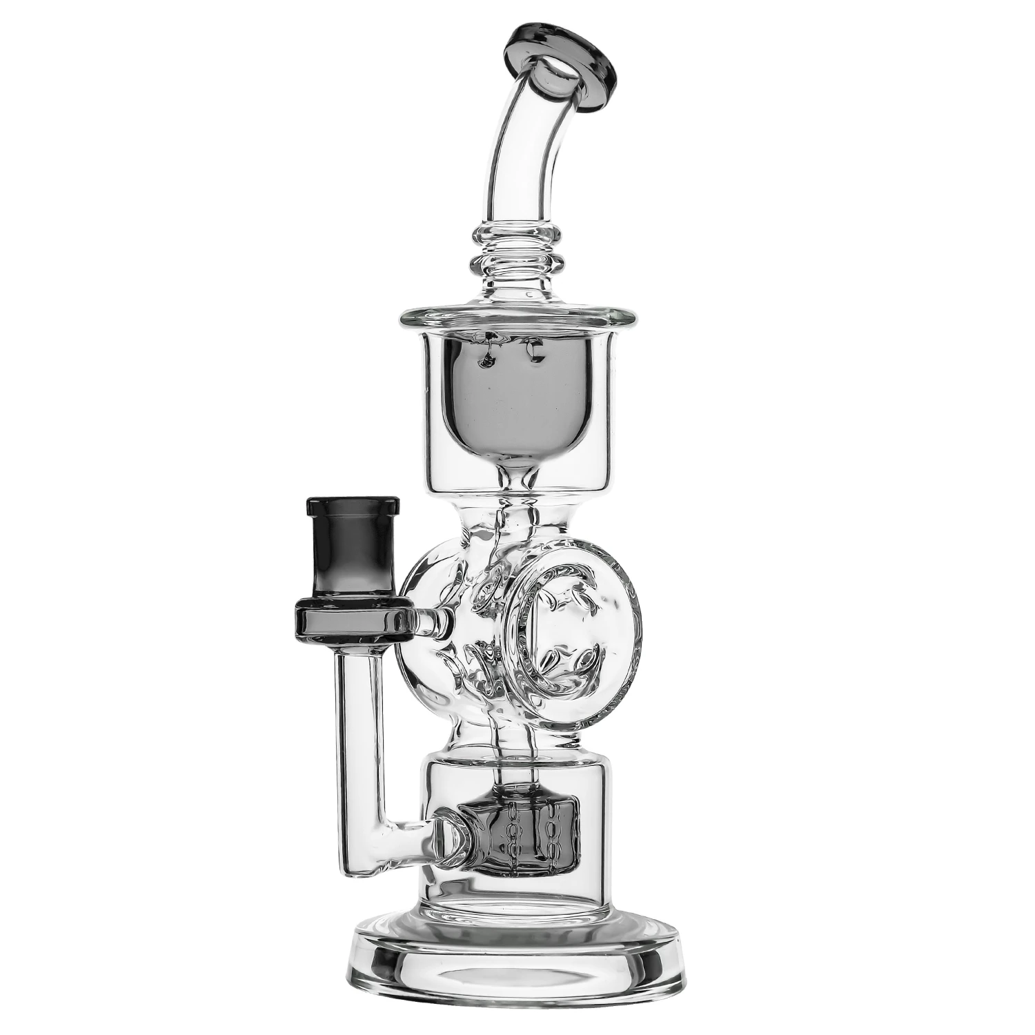 Barrel Straight Base Recycler Bong 4 Barrel Straight Base Recycler Bong - Image 2