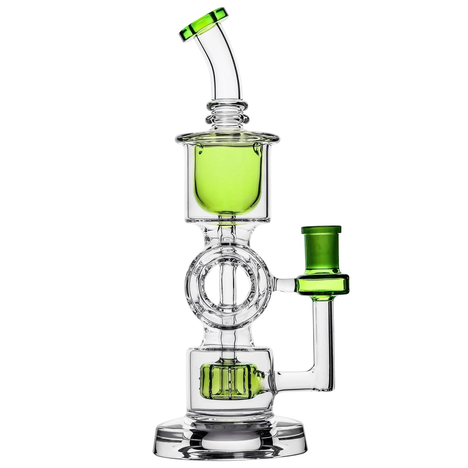 Barrel Straight Base Recycler Bong 6 Barrel Straight Base Recycler Bong - Image 4