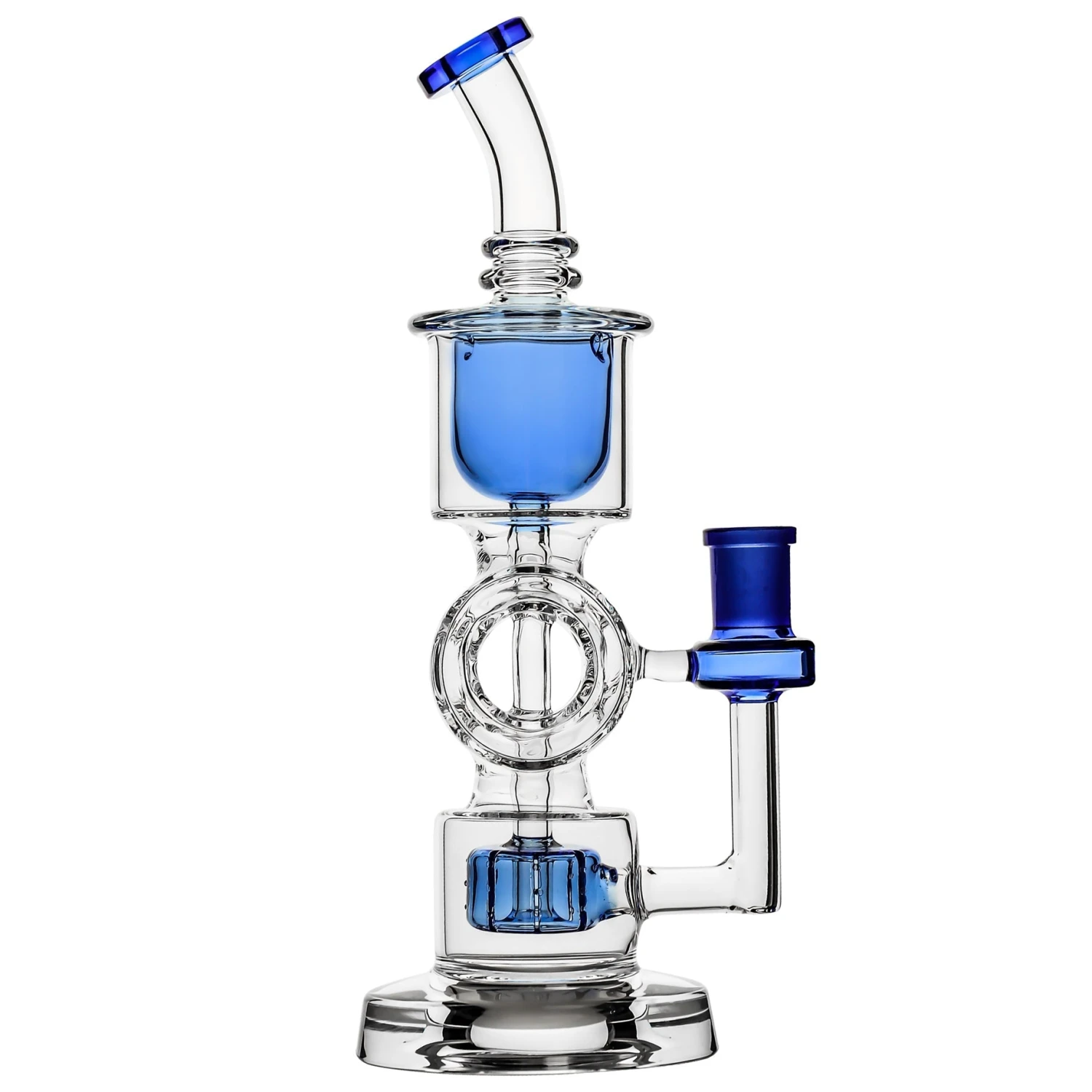 Barrel Straight Base Recycler Bong 7 Barrel Straight Base Recycler Bong - Image 5
