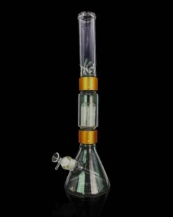 Prism Beaker Double Stack -Smoking Accessories Shop beaker double stack 420 science 452448