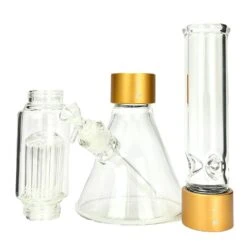 Prism Beaker Double Stack -Smoking Accessories Shop beaker double stack 420 science 970667