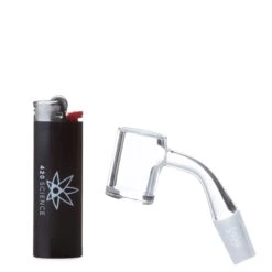 Bear Quartz Beveled Flat Top Banger -Smoking Accessories Shop bear quartz beveled flat top banger 3 175616