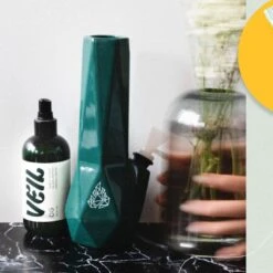 BRNT Designs Boreal Hexagon Ceramic Bong 9 BRNT Designs Boreal Hexagon Ceramic Bong -Smoking Accessories Shop brnt designs boreal hexagon ceramic bong bongs water pipes 420 science 411213