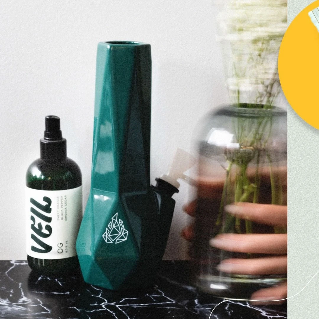 BRNT Designs Boreal Hexagon Ceramic Bong 6 BRNT Designs Boreal Hexagon Ceramic Bong - Image 4