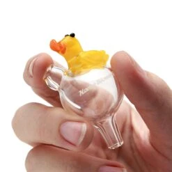 Home Blown Glass Bubble Carb Cap - Duck -Smoking Accessories Shop bubble carb cap duck 3 931635