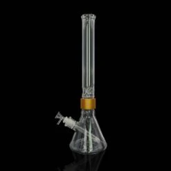 Prism CLEAR TALL BEAKER SINGLE STACK -Smoking Accessories Shop clear tall beaker single stack 420 science 158021