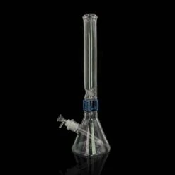 Prism CLEAR TALL BEAKER SINGLE STACK -Smoking Accessories Shop clear tall beaker single stack 420 science 357734