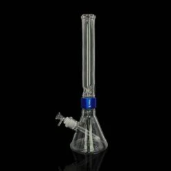 Prism CLEAR TALL BEAKER SINGLE STACK -Smoking Accessories Shop clear tall beaker single stack 420 science 507354
