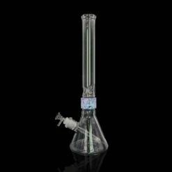 Prism CLEAR TALL BEAKER SINGLE STACK -Smoking Accessories Shop clear tall beaker single stack 420 science 663408