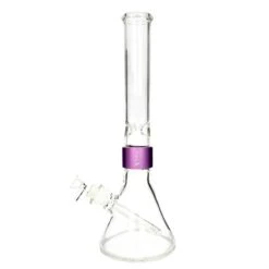 Prism CLEAR TALL BEAKER SINGLE STACK -Smoking Accessories Shop clear tall beaker single stack 420 science 783228