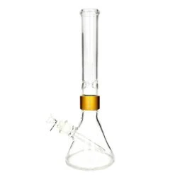 Prism CLEAR TALL BEAKER SINGLE STACK -Smoking Accessories Shop clear tall beaker single stack 420 science 937809
