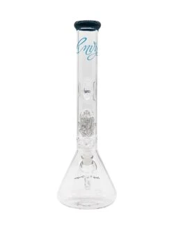 Envy Glass 16in Beaker Bong W/10 Arm Perc - Peacock Blue