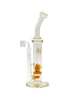 Smoking Accessories Shop -Smoking Accessories Shop envy glass designs 11in bent neck inline to crystal disc perc bong bongs water pipes 420 science 682380