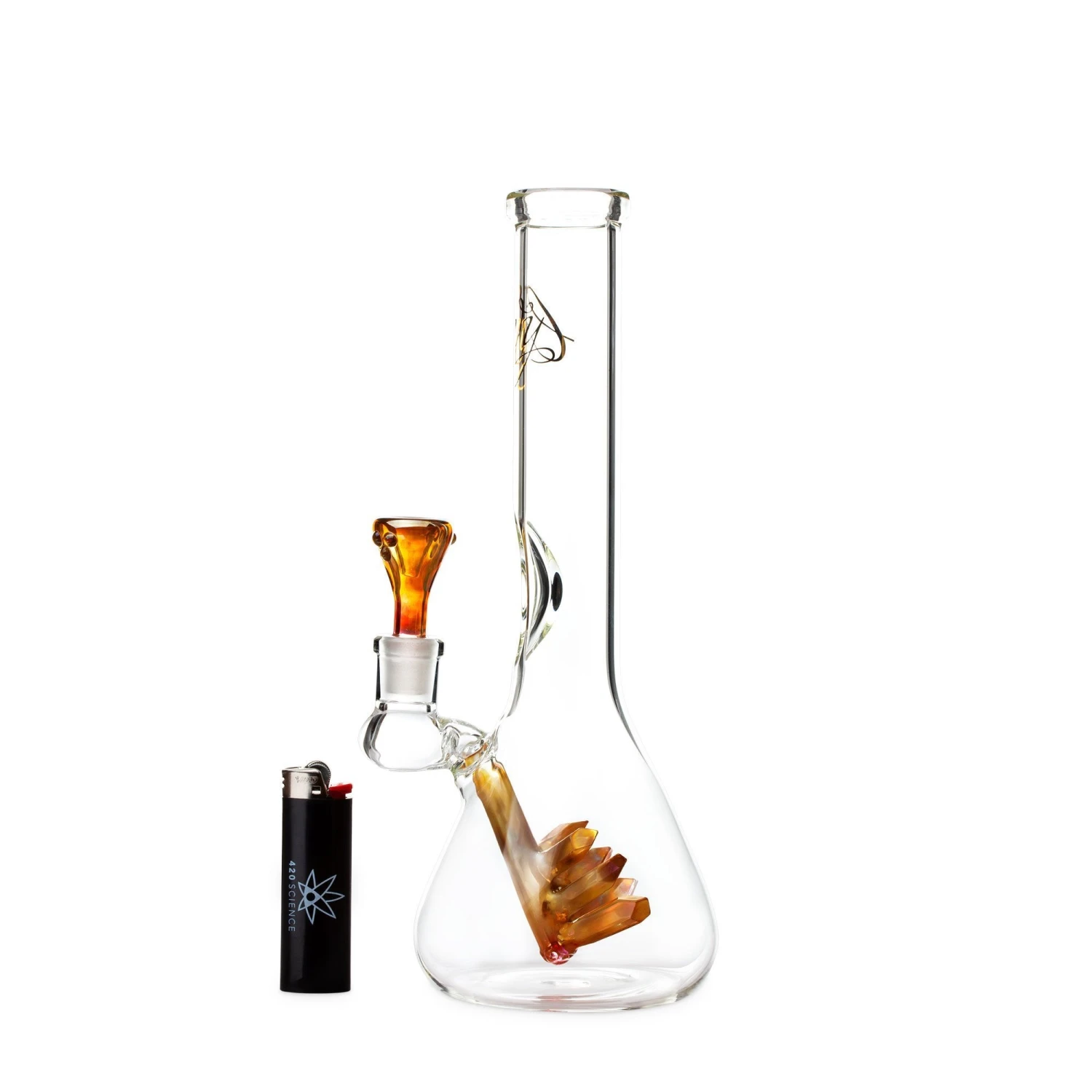 Envy Glass Designs 11in Crystal Stego Beaker Bong 4 Envy Glass Designs 11in Crystal Stego Beaker Bong - Image 2