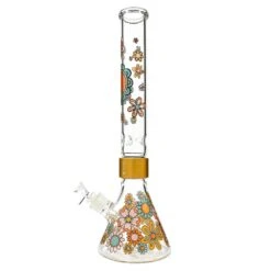 Prism FLOWER POWER BEAKER SINGLE STACK -Smoking Accessories Shop flower power beaker single stack 420 science 362014