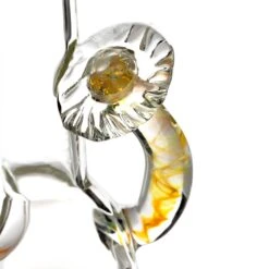 GMay Glass Orange & Fumed Sake Bottle Dab Rig -Smoking Accessories Shop gmay glass orange fumed sake bottle dab rig dab rigs 420 science 340879