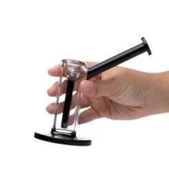 GRAV 6in Upright Bubbler - Black -Smoking Accessories Shop grav 6in upright bubbler black 3 698658