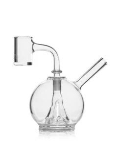 GRAV® Eclipse Rig - Clear -Smoking Accessories Shop grav eclipse rig clear water pipes 420 science 455746