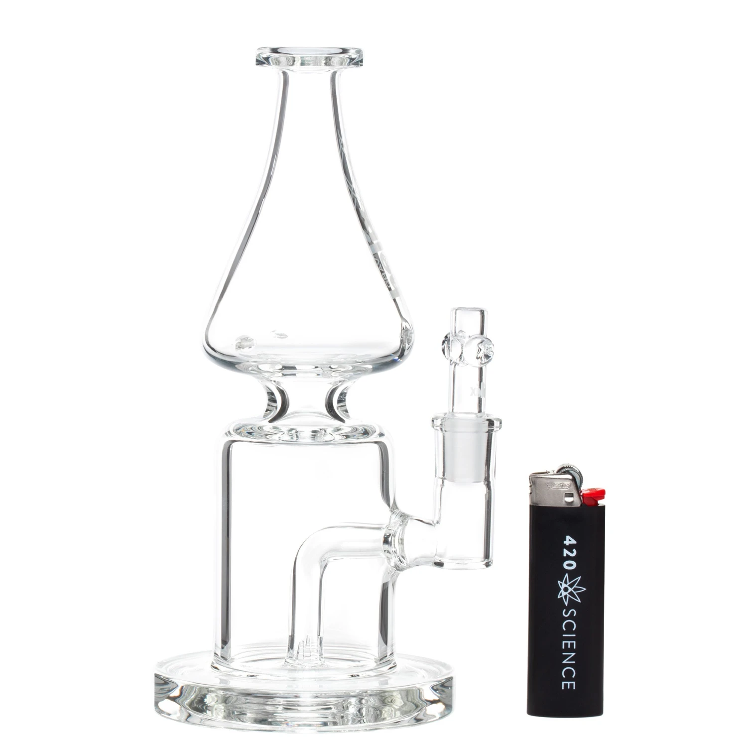 GRAV Helix Flare Water Pipe W/ Fixed Downstem 4 GRAV Helix Flare Water Pipe W/ Fixed Downstem - Image 2