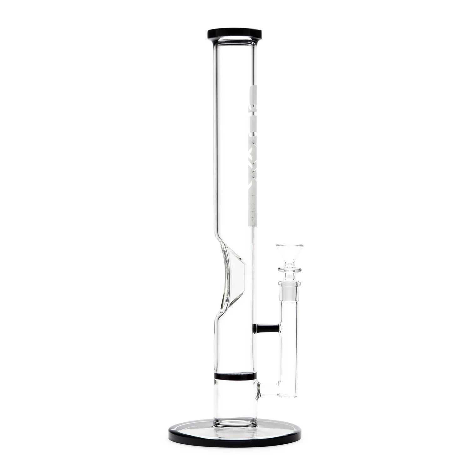 GRAV 16in Flare Water Pipe W/ Honey Comb Disc - Black