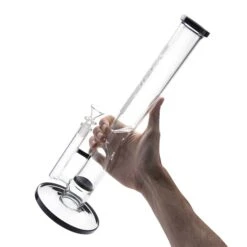 GRAV 16in Flare Water Pipe W/ Honey Comb Disc - Black -Smoking Accessories Shop grav labs 16in disc base black 3 316304