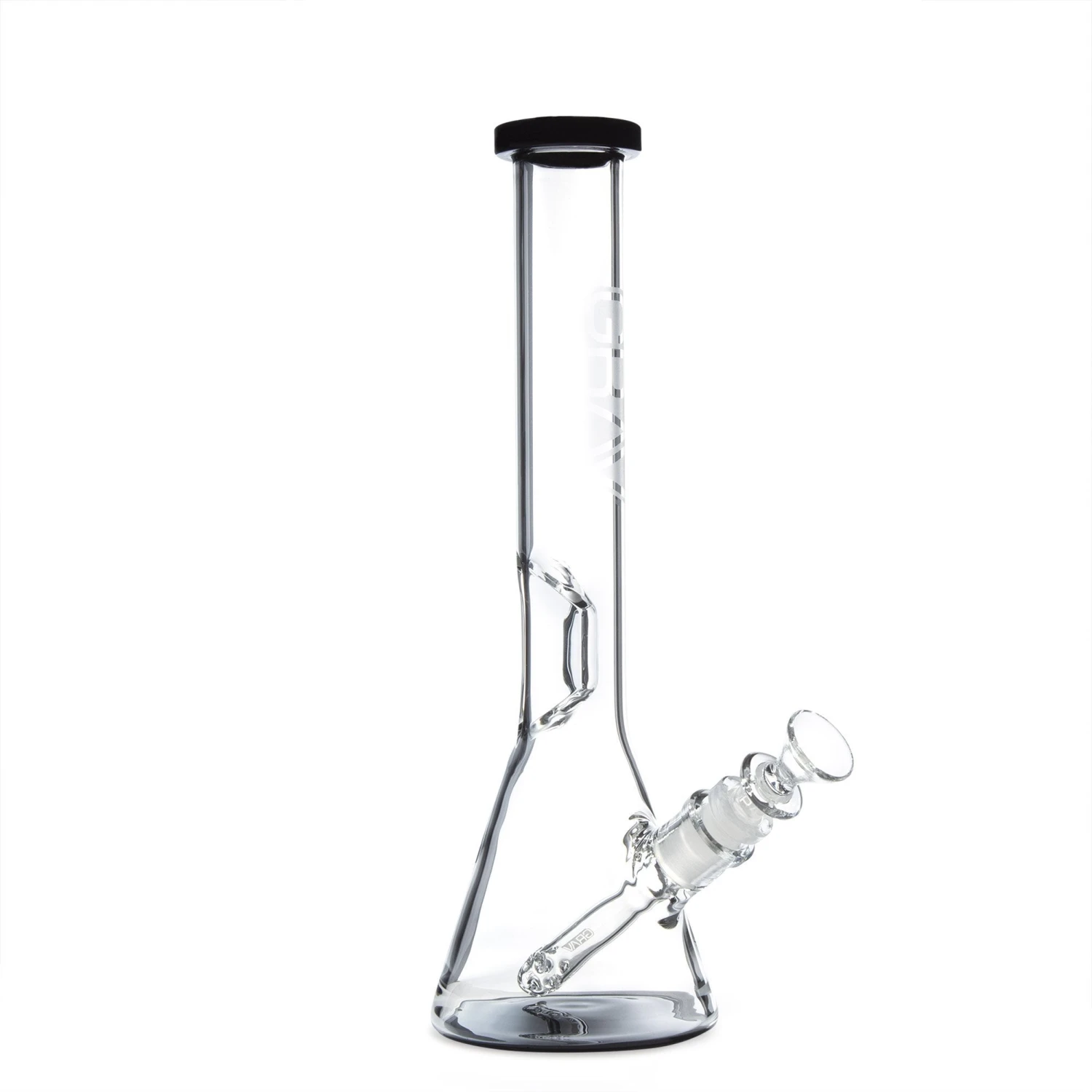 GRAV Medium Beaker Bong W/Black Accents 3 GRAV Medium Beaker Bong W/Black Accents