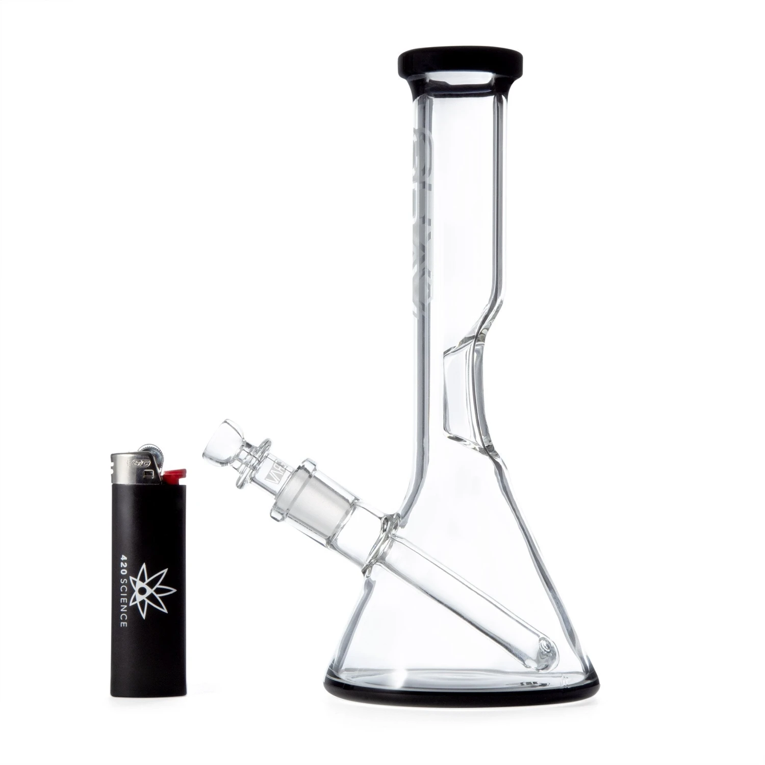 GRAV Small Beaker Bong W/Black Accents 4 GRAV Small Beaker Bong W/Black Accents - Image 2