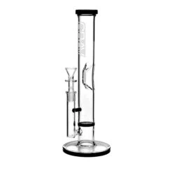 GRAV 12in Flare Water Pipe W/ Honey Comb Disc - Black
