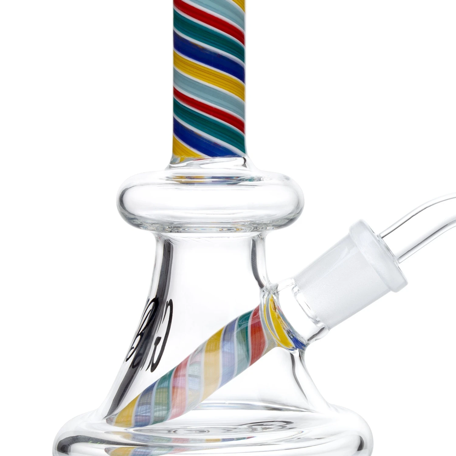 HALF PRICE: Green Bear 6in Striped Bell Dab Rig - Minor Blemish 9 HALF PRICE: Green Bear 6in Striped Bell Dab Rig - Minor Blemish - Image 7