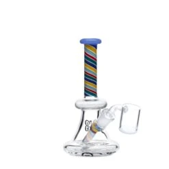 HALF PRICE: Green Bear 6in Striped Bell Dab Rig - Minor Blemish 17 HALF PRICE: Green Bear 6in Striped Bell Dab Rig - Minor Blemish -Smoking Accessories Shop green bear 6in striped bell wfixed downstem cosmetic flaw dab rigs 420 science 637671
