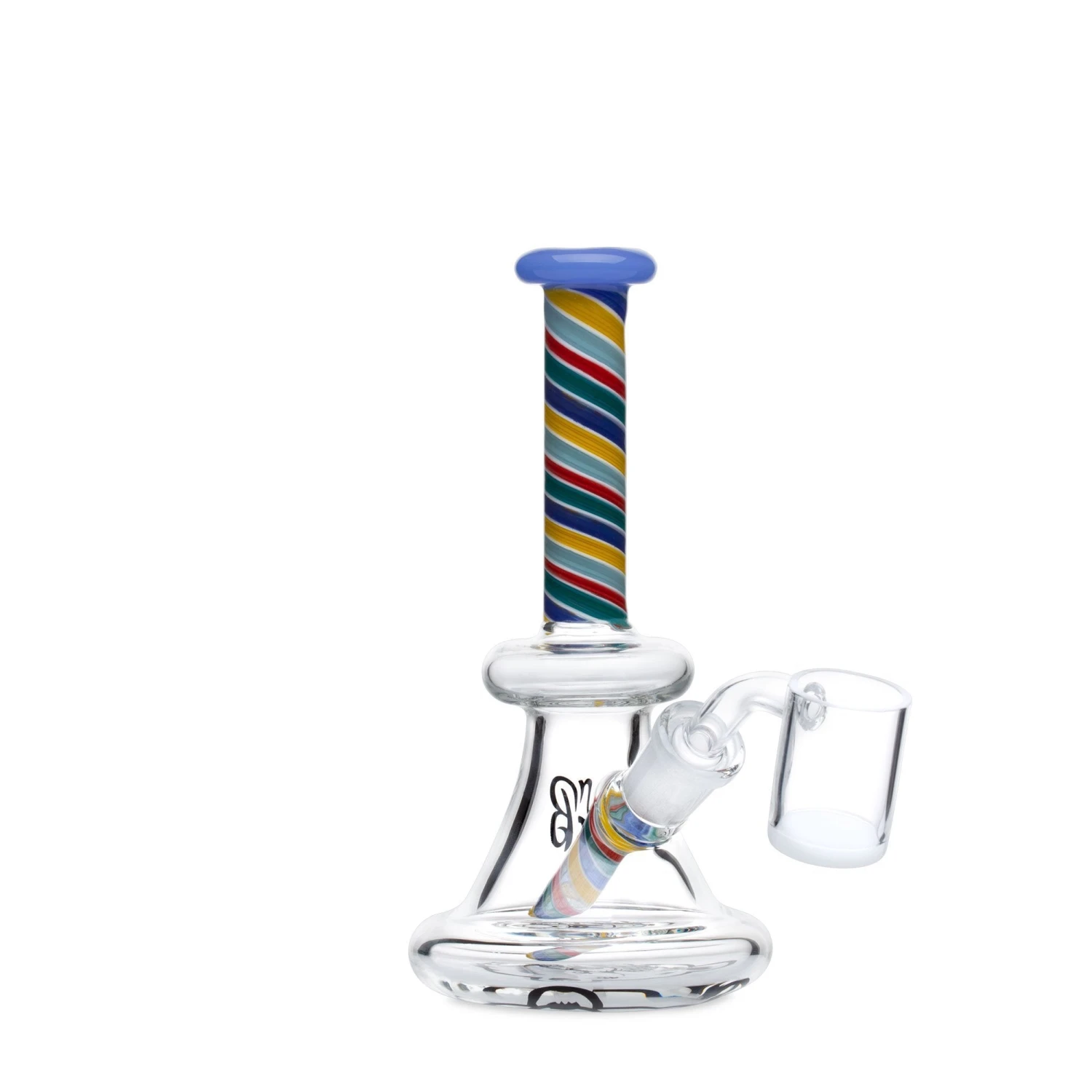 HALF PRICE: Green Bear 6in Striped Bell Dab Rig - Minor Blemish 7 HALF PRICE: Green Bear 6in Striped Bell Dab Rig - Minor Blemish - Image 5