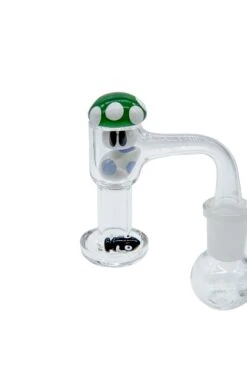 Grey Glass Art Magic Mushroom Terp Slurper Set