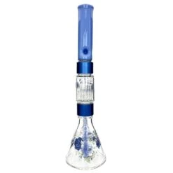 Prism HALO MOONLIGHT ROSE BEAKER DOUBLE STACK -Smoking Accessories Shop halo moonlight rose beaker double stack 420 science 166745