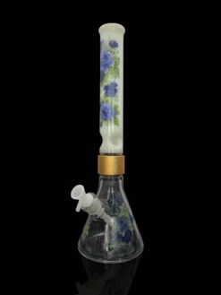 Prism HALO MOONLIGHT ROSE BEAKER SINGLE STACK 14 Prism HALO MOONLIGHT ROSE BEAKER SINGLE STACK -Smoking Accessories Shop halo moonlight rose beaker single stack 420 science 369512