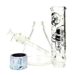 Prism HALO SPACED OUT BEAKER SINGLE STACK -Smoking Accessories Shop halo spaced out beaker single stack 420 science 381842