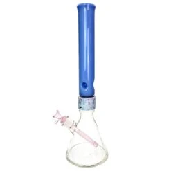 Prism HALO TIE DYE BEAKER SINGLE STACK -Smoking Accessories Shop halo tie dye beaker single stack 420 science 483513