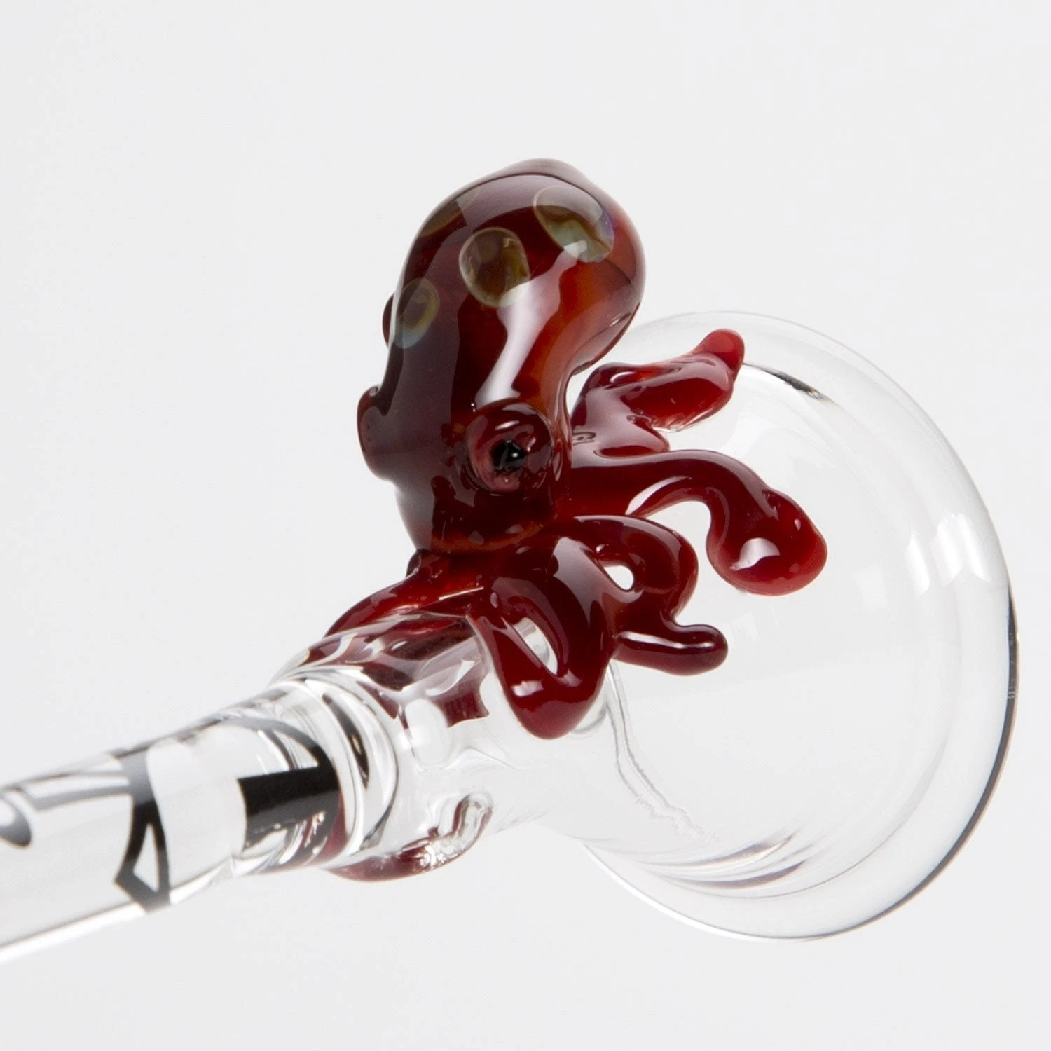 Home Blown Glass Critter Carb Cap Dabber - Octopus 6 Home Blown Glass Critter Carb Cap Dabber - Octopus - Image 4