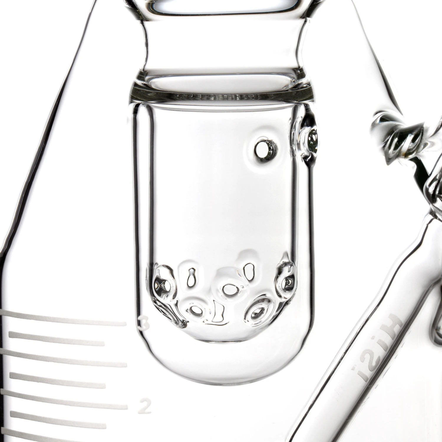 HiSi 16in Beaker Bong - Double U Perc 10 HiSi 16in Beaker Bong - Double U Perc - Image 8