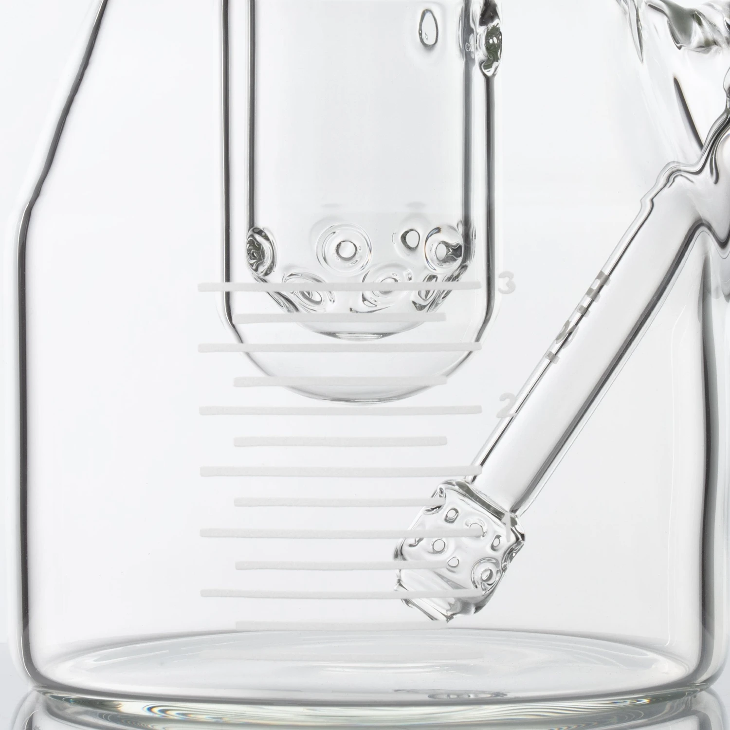 HiSi 16in Beaker Bong - Double U Perc 6 HiSi 16in Beaker Bong - Double U Perc - Image 4
