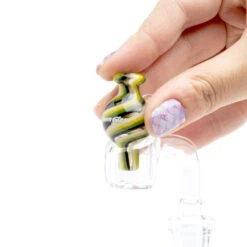 Home Blown Glass Bubble Carb Cap - Ashanti -Smoking Accessories Shop home blown glass bubble carb cap ashanti 5 640345
