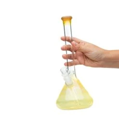 HVY Glass 10in 26mm Beaker Bong - Fumed -Smoking Accessories Shop hvy 10in 26mm beaker fumed 3 239039