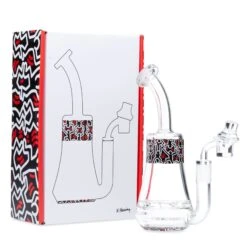 K. Haring Dab Rig - Multi-Color -Smoking Accessories Shop k haring dab rig muti color 10 780528