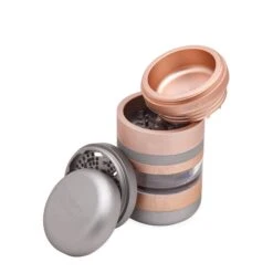 Kannastor GR8TR V2 Complete Grinder System -Smoking Accessories Shop kannastor gr8tr v2 complete grinder system rose gold clear 813234